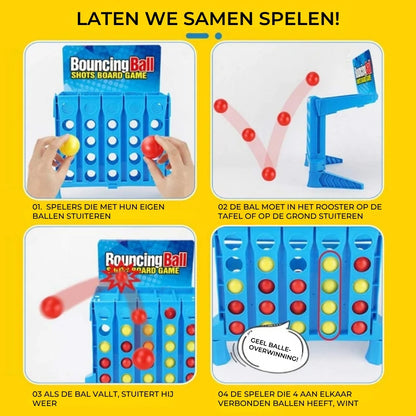 Stuiterend 4-Op-Een-Rij Spel - Bouncing Ball