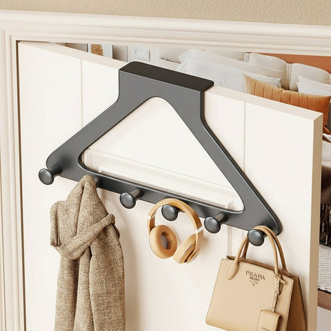 🏠 Deurhanger organizer in koolstofstaal