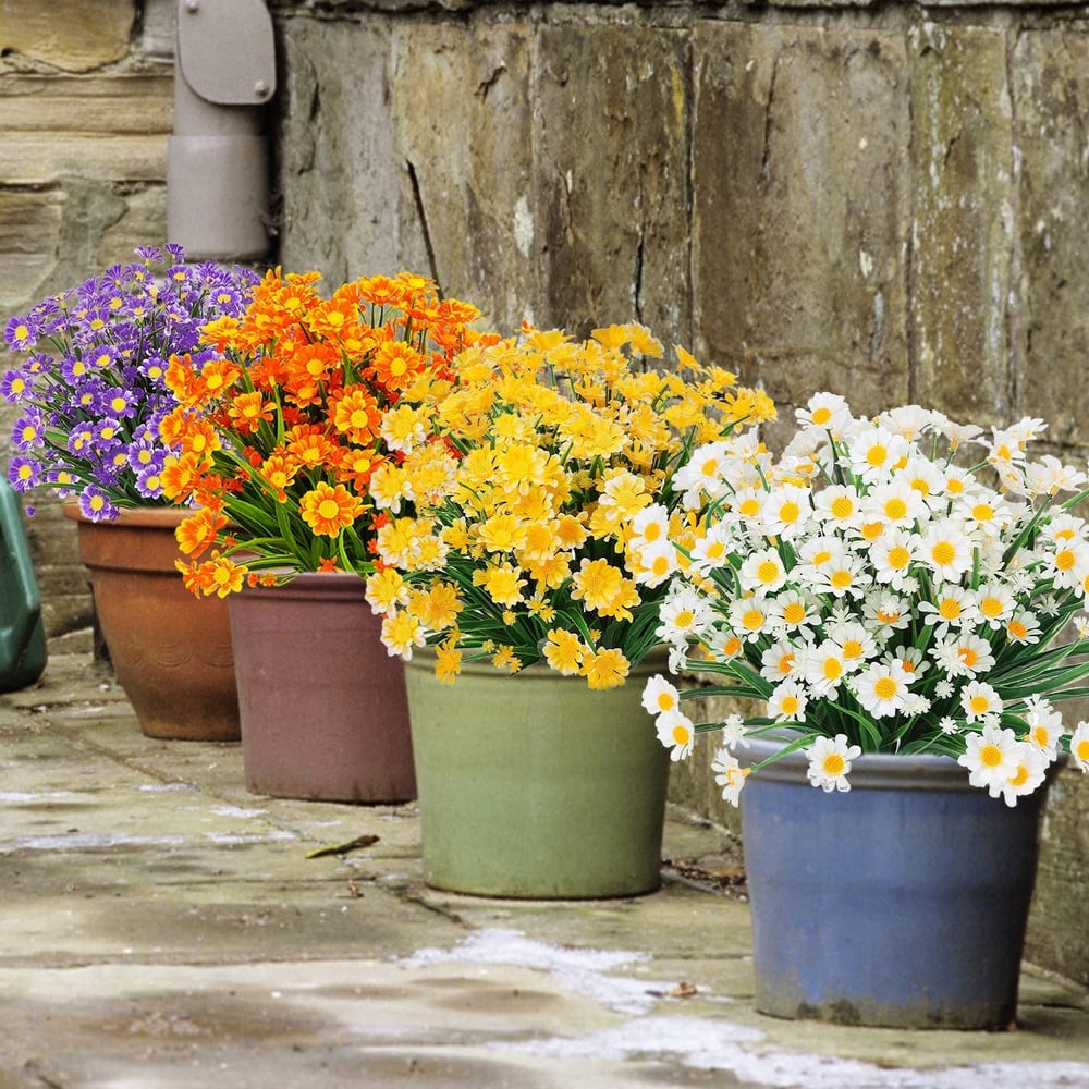 Kunstmatige madeliefjes voor buiten 💐