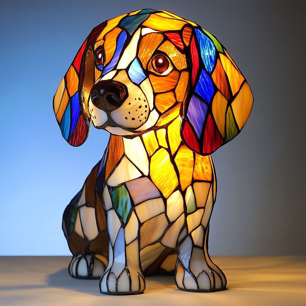 Grappige, schattige Hars Puppy Lampen
