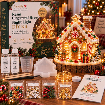 DIY Hars Kerst Nachtlampje - Incl. Handleiding