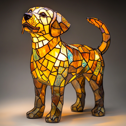 Grappige, schattige Hars Puppy Lampen