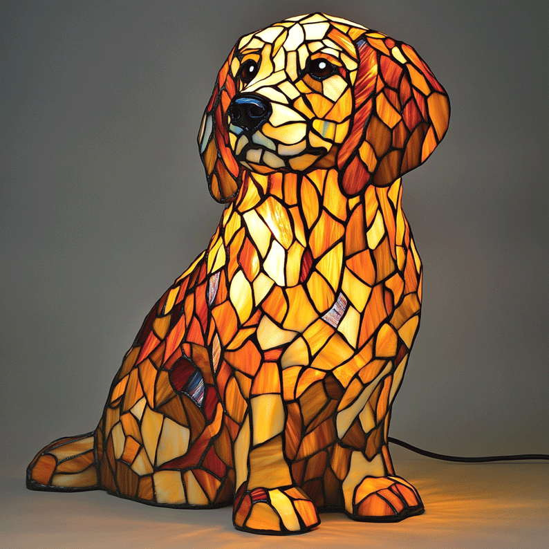 Grappige, schattige Hars Puppy Lampen