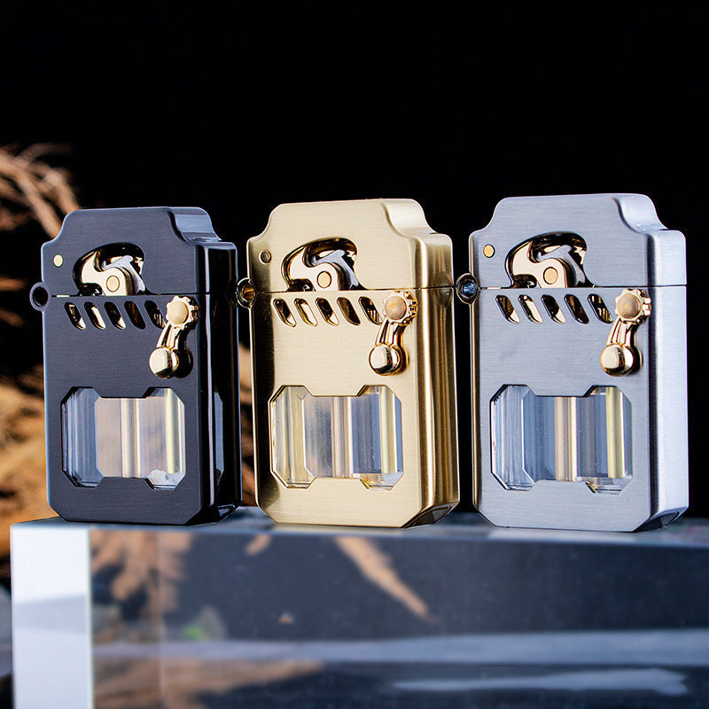 Powerlighter - Krachtige, Moderne Design, Windbestendige Metalen Aansteker
