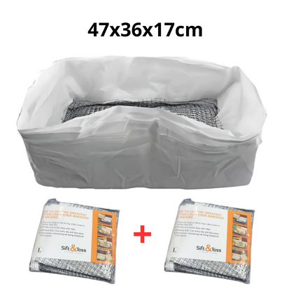 Herbruikbare Kattenbak Filter - Voor Het Reinigen Van Kattenbakken
