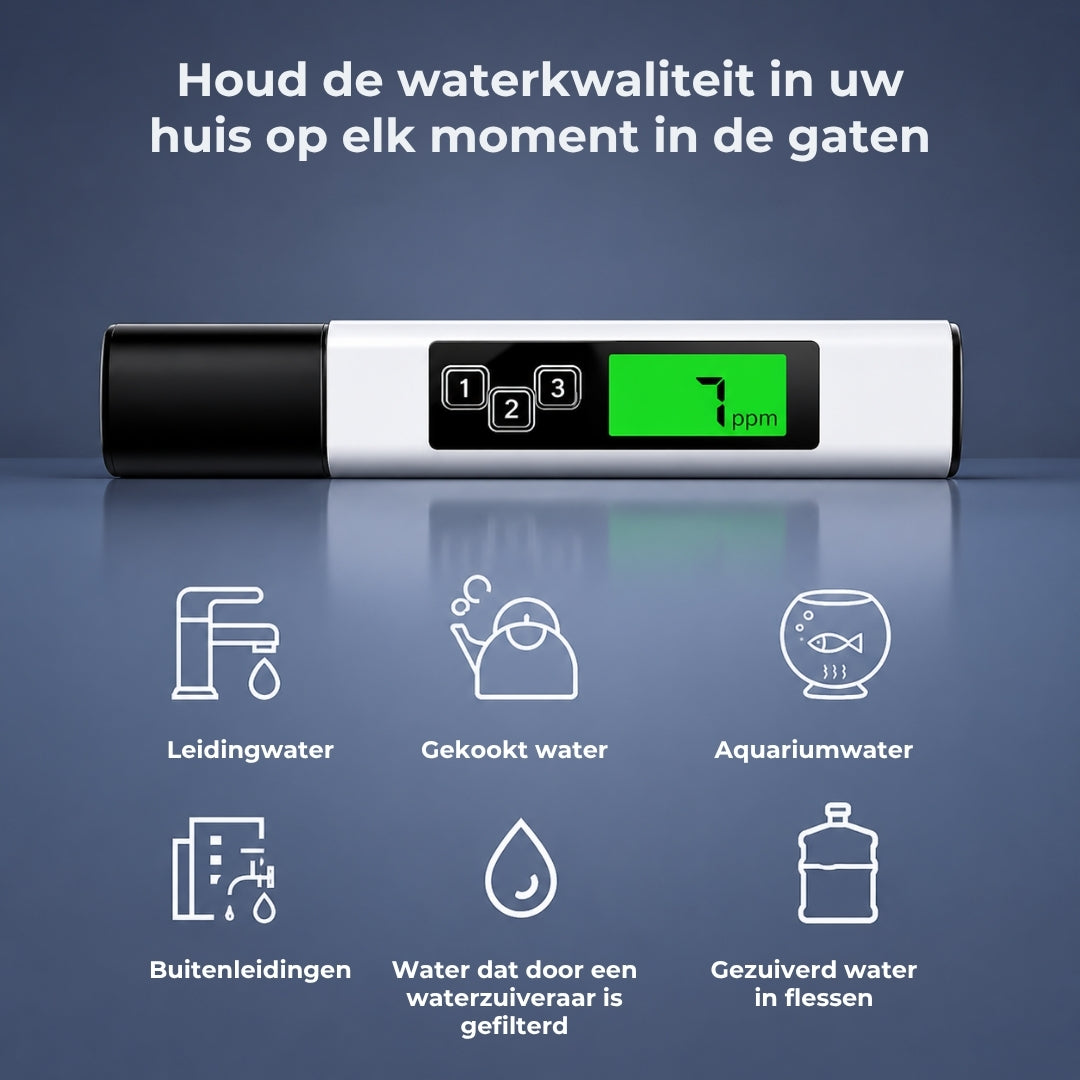 PureMeter 4-in-1 TDS-meter – Digitale watertester