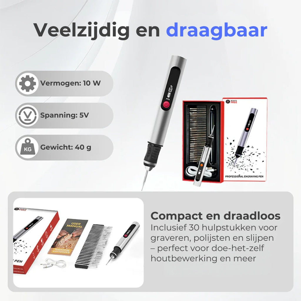 Precisie Graveerpen Set Alles-in-één