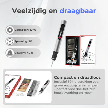 Precisie Graveerpen Set Alles-in-één