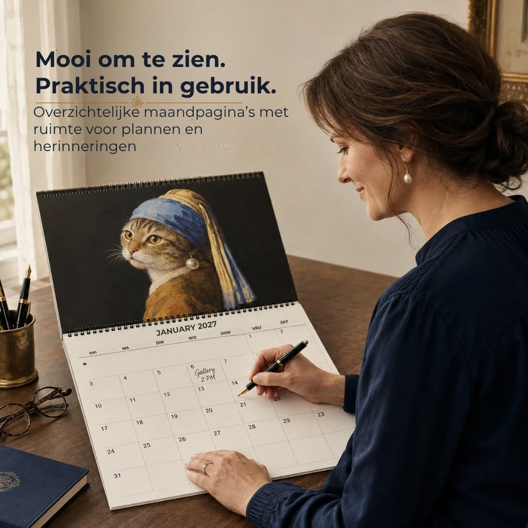 Katten Kunstkalender voor 2027