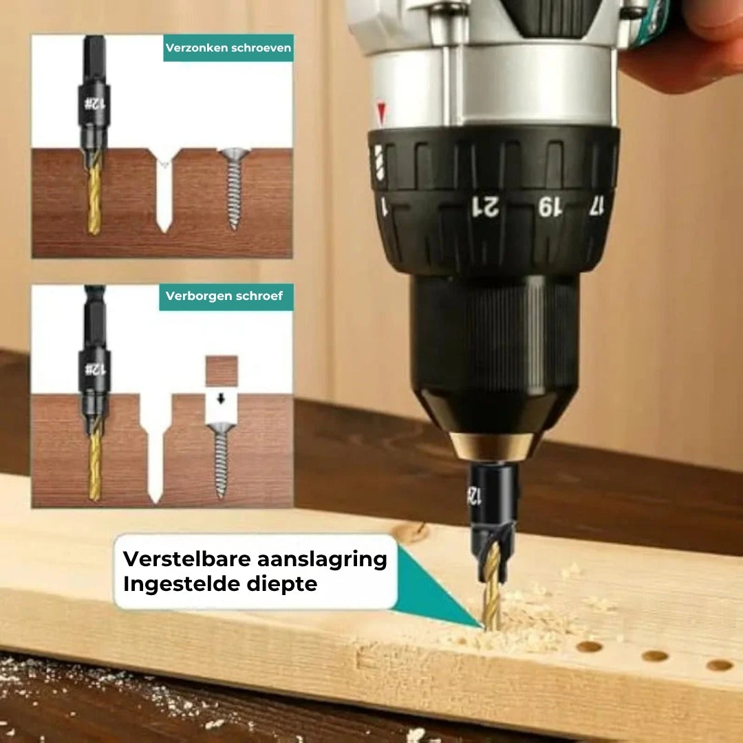 Set Precisie-Houtboren