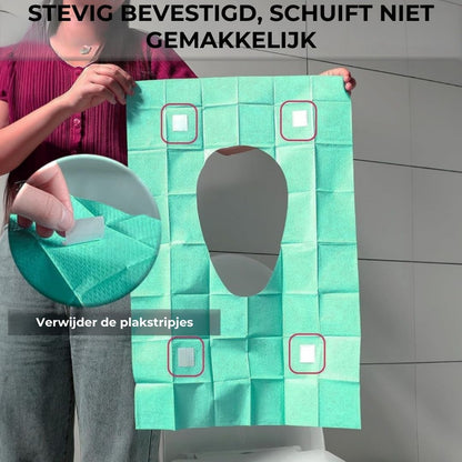 Anti-Slip Wegwerptoilethoezen - 10 Stuks