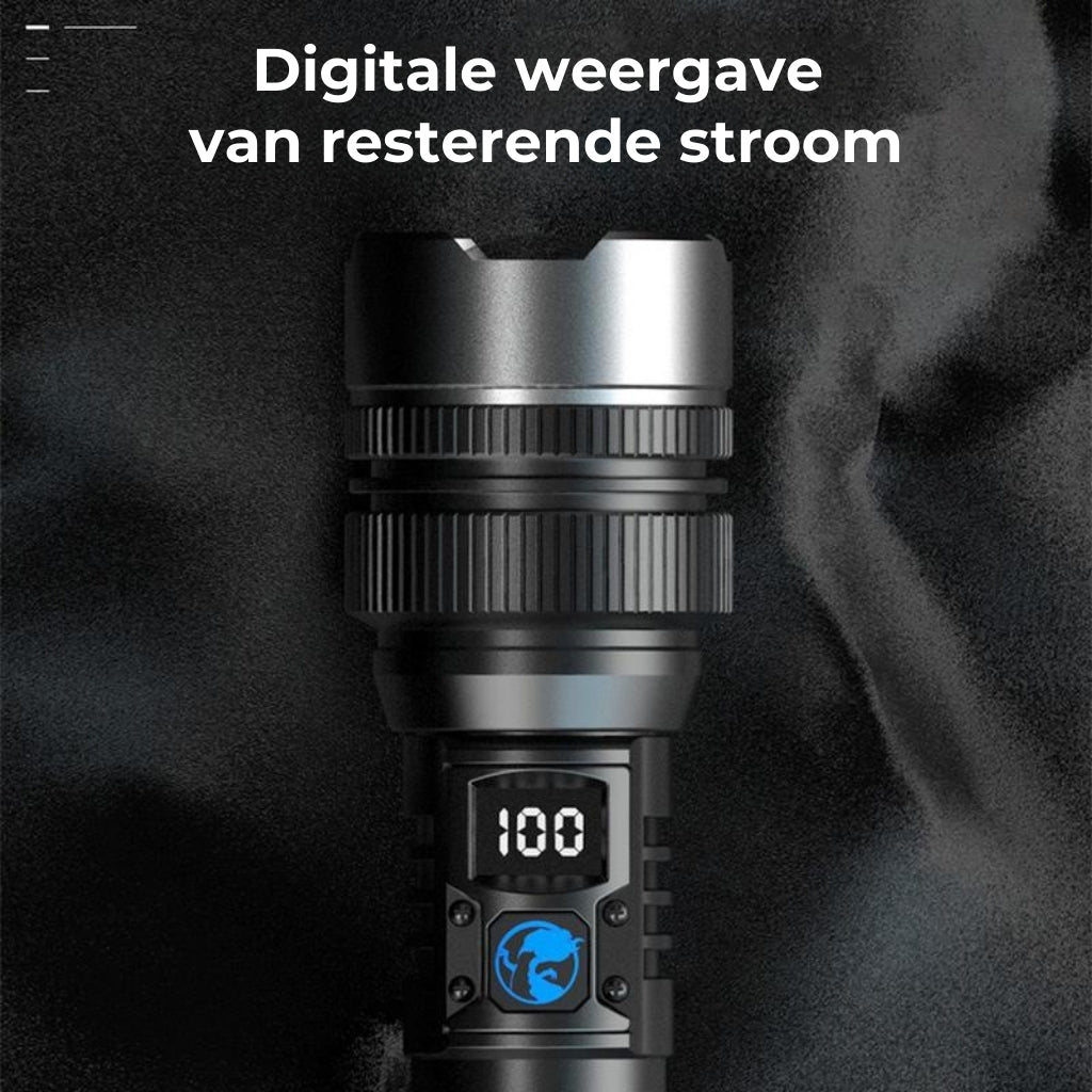 StormBeam Telescopische Zaklamp Powerbank