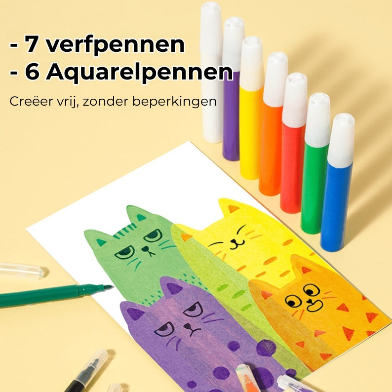 DIY Regenboog Veegkunst (set van 35)