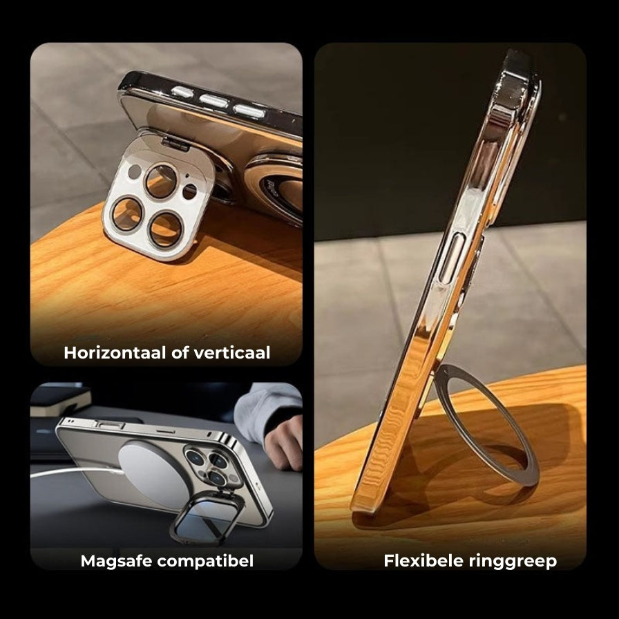 Dubbele standaard iPhone-hoes
