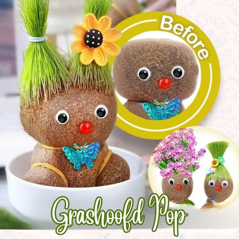 Gras/Bloemenhoofd Pop