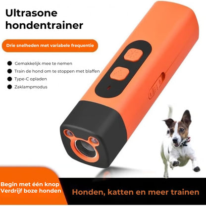 Ultrasoon Blafafstotend Aparaat – Humaan en Effectief Afschrikmiddel voor Honden