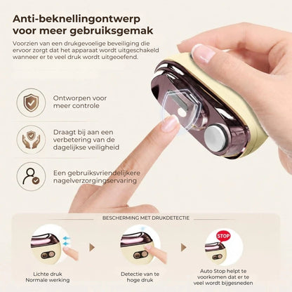 2-in-1 Elektrische Nagelknipper- en Polijster