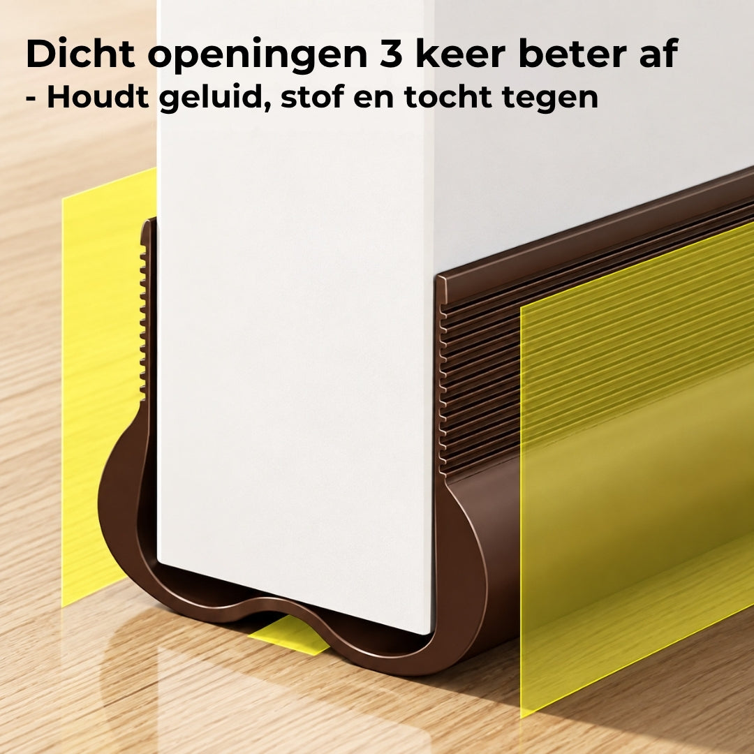 PVC Deurtochtstopper met Geluidsdemping