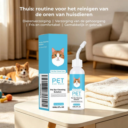 Oorreinigingsdruppels voor Honden en Katten 60 ml
