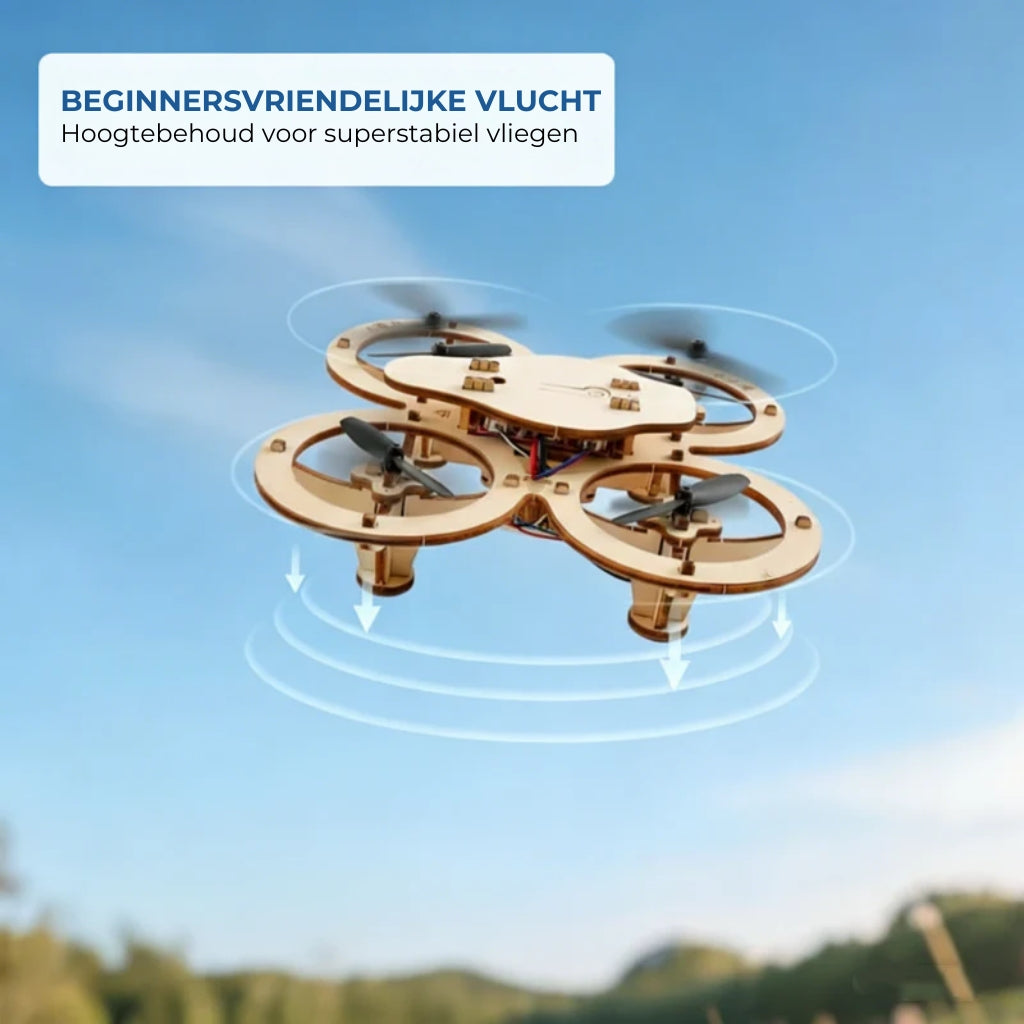 ✈️ DIY Houten Drone Bouwpakket