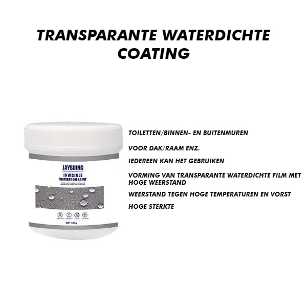 Transparant Waterdicht Coatingmiddel