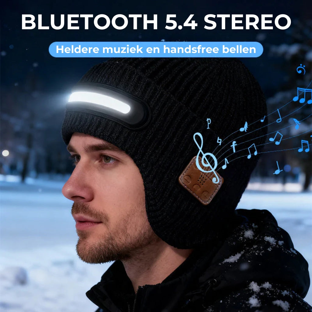 🔊 LED Bluetooth Beaniemuts