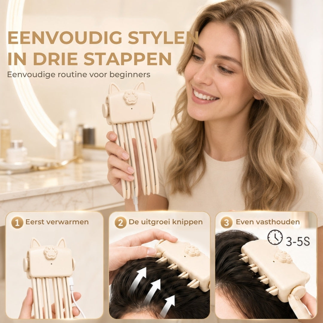 Verwarmde Haar Volumekam