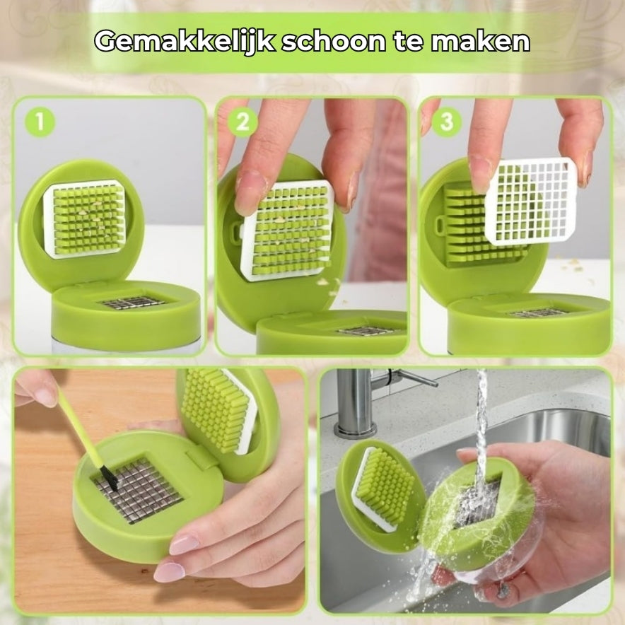 Gemakkelijke Knoflookpers met Verzamelpotje