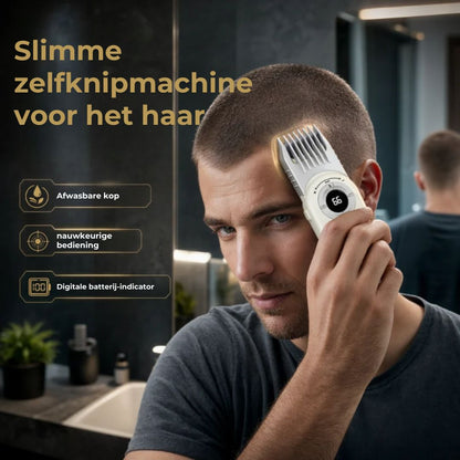 Draadloze Haartrimmer met Digitaal Display
