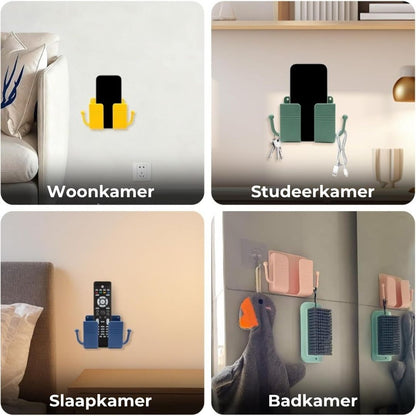 Zelfklevende Wandtelefoonhouder