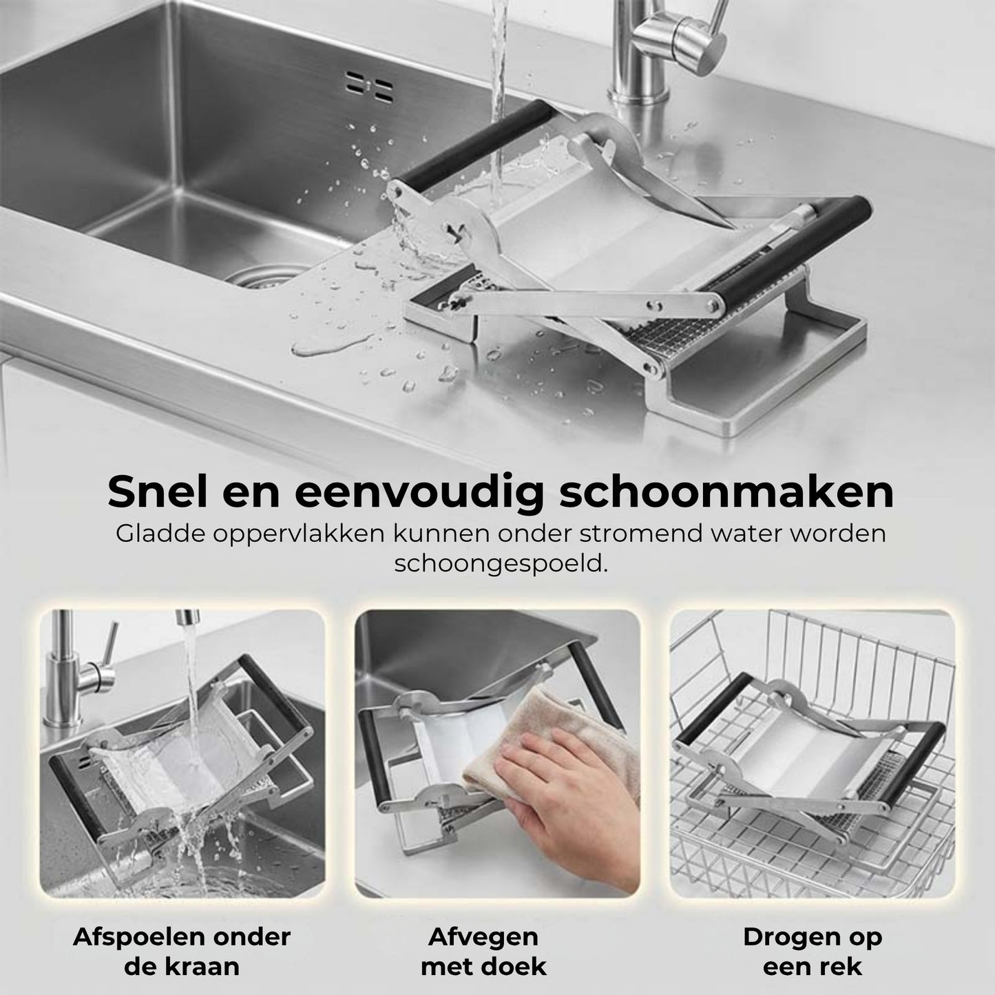 🥩 Slimme vleesvlakker | Maak perfecte hamburgers en gehakt – eenvoudig en snel! ⚡