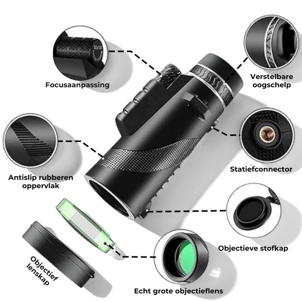 Krachtige monoculaire telescoop