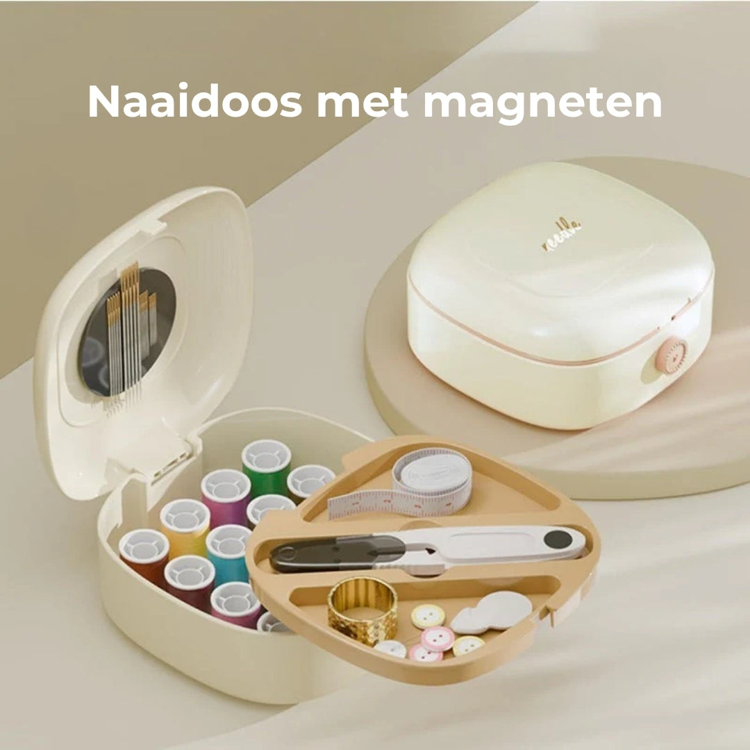 Magnetische naaiset in twee lagen