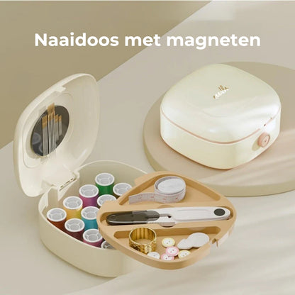 Magnetische naaiset in twee lagen