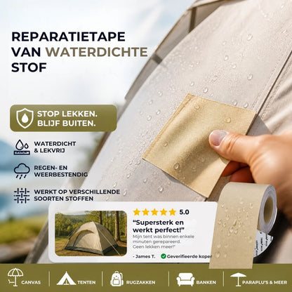 Waterdichte Stof Reparatiepleister Rol