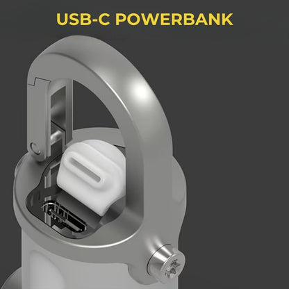 Powerbank USB-C Sleutelhangerlampje✨