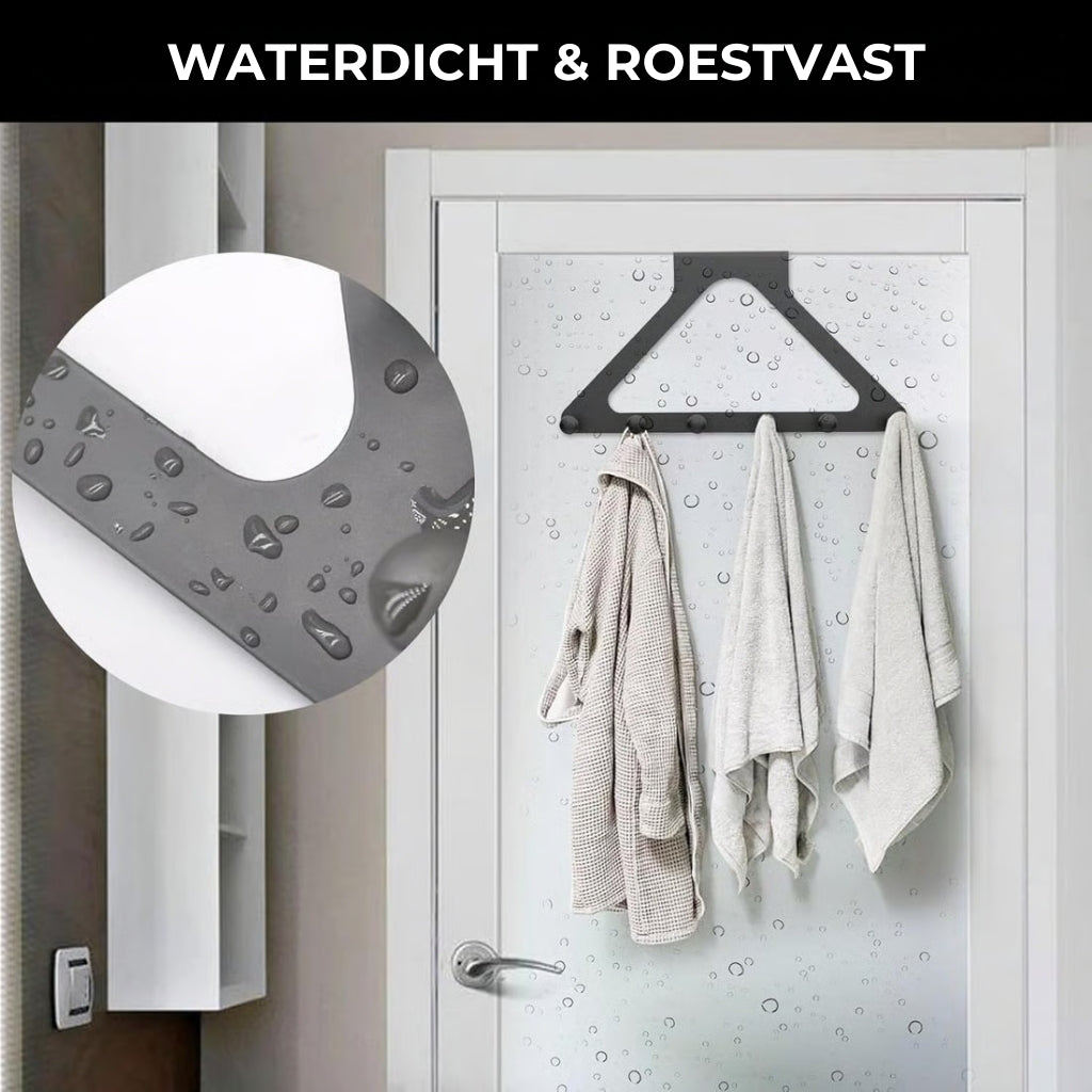 🏠 Deurhanger organizer in koolstofstaal