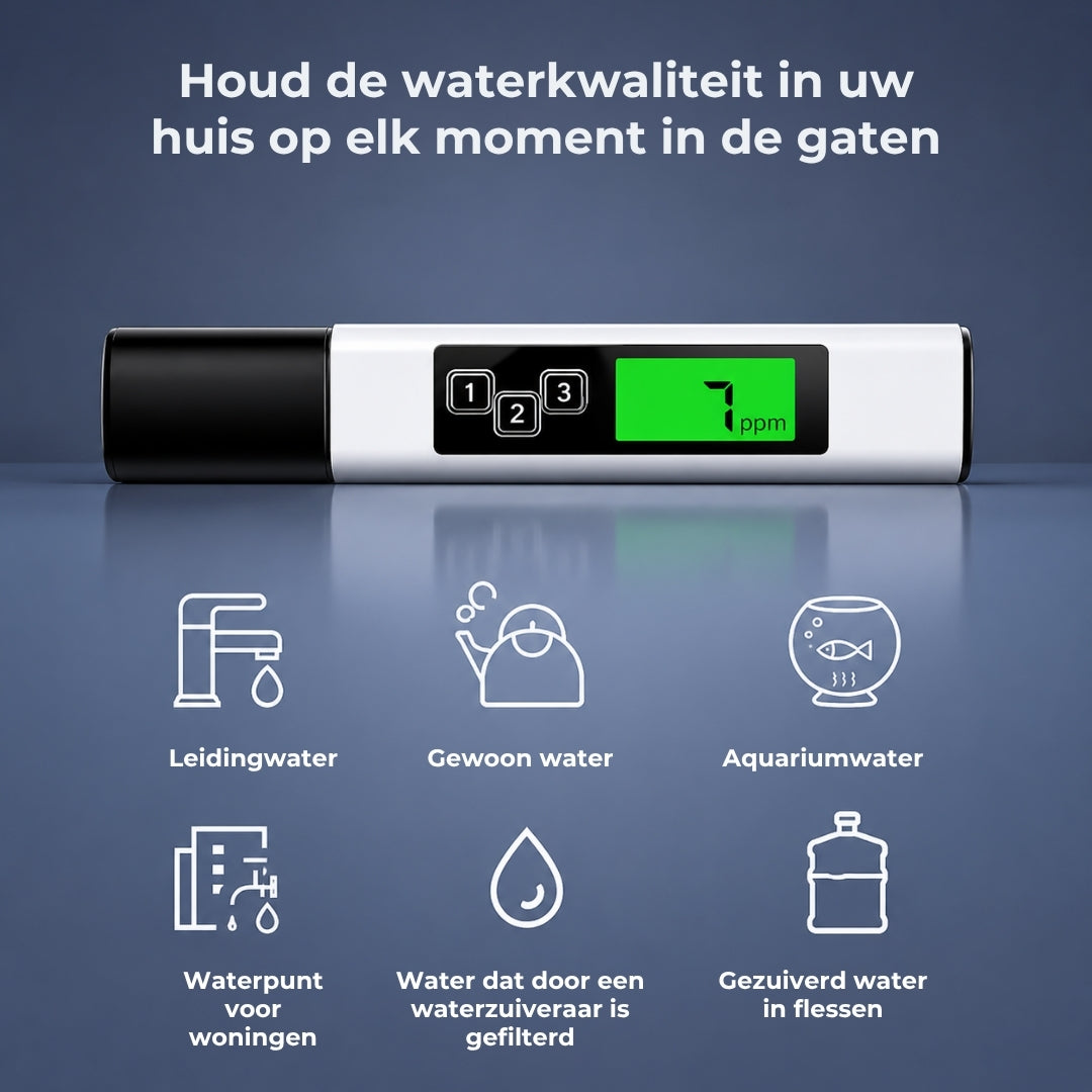 PureMeter 4-in-1 TDS-meter – Digitale watertester