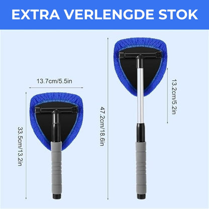 Roterende microvezel autoruitreiniger