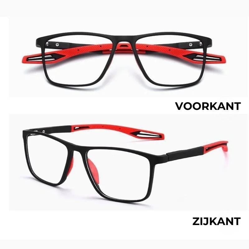👓️ Bifocale, ultralichte blauwlichtbril - Sportief model