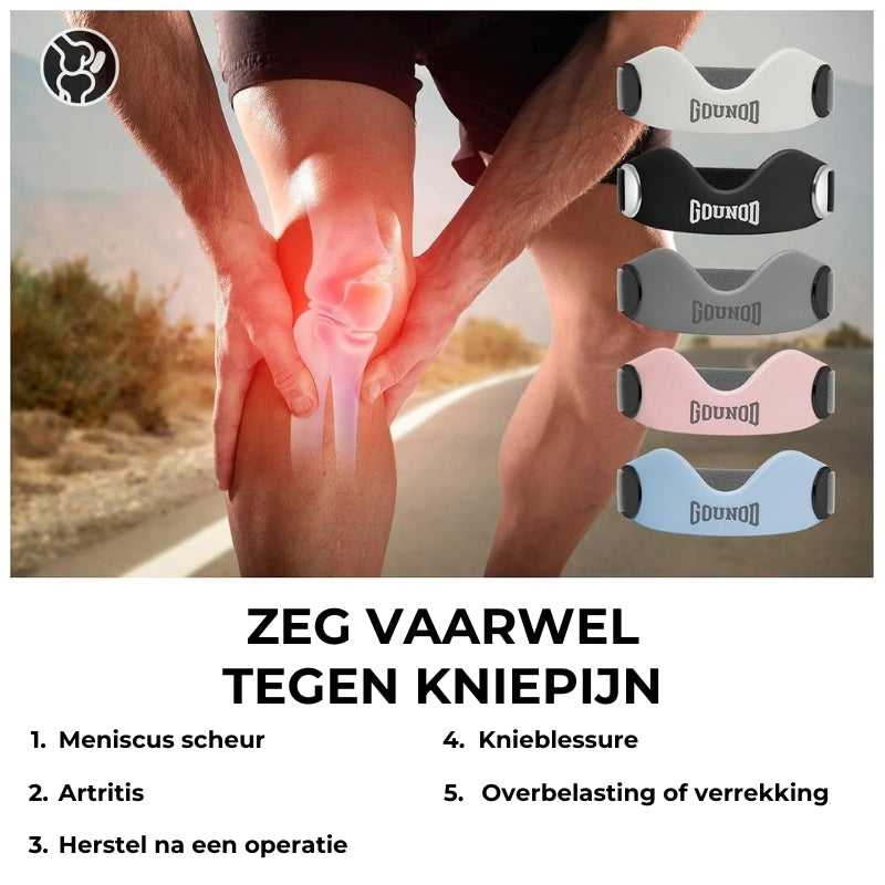 Patella-steunband voor kniepijn en peesontsteking (2 banden inbegrepen)