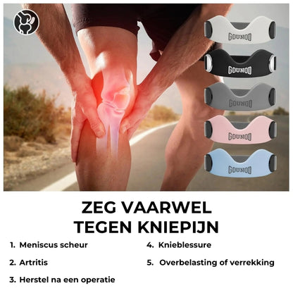 Patella-steunband voor kniepijn en peesontsteking (2 banden inbegrepen)