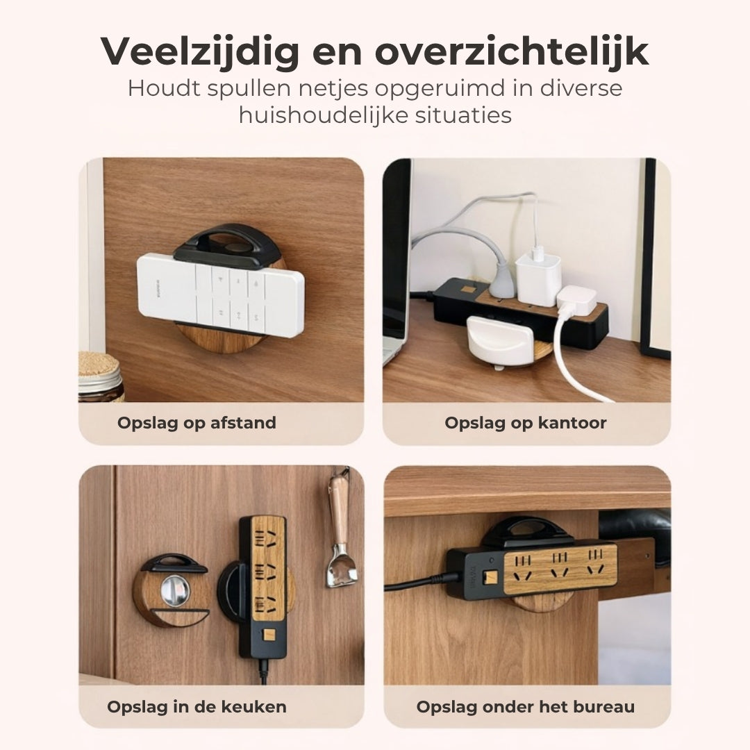 Verlengkabel Organizer met Zuignap
