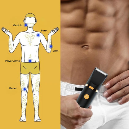 3-in-1 Elektrische lichaamstrimmer voor mannen