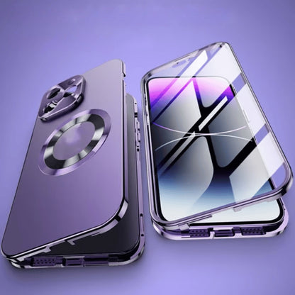 iPhone Dubbelzijdige magnetische telefoonhoes