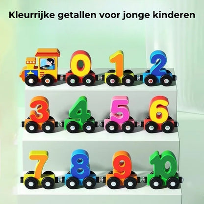 Magnetische Cijfertreinset