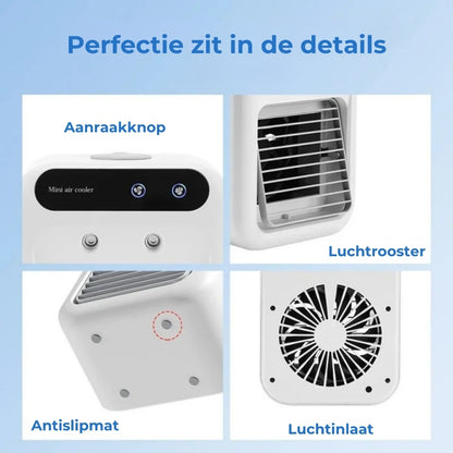 Draagbare 3-in-1 airconditioner – Frisse lucht waar je ook bent, zonder kabels