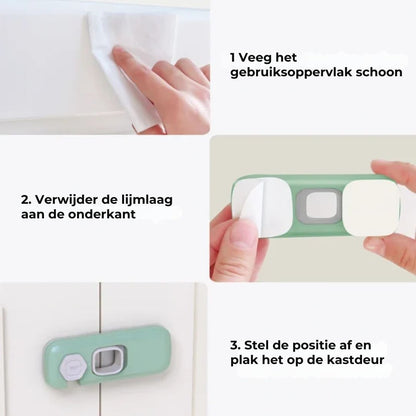 Kindveilig Kastslot - 2 Stuks