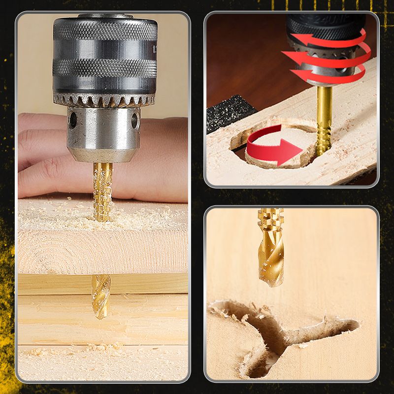 ⚙️Set spiraalboren – HSS, titaniumcoating en geschikt voor tal van materialen