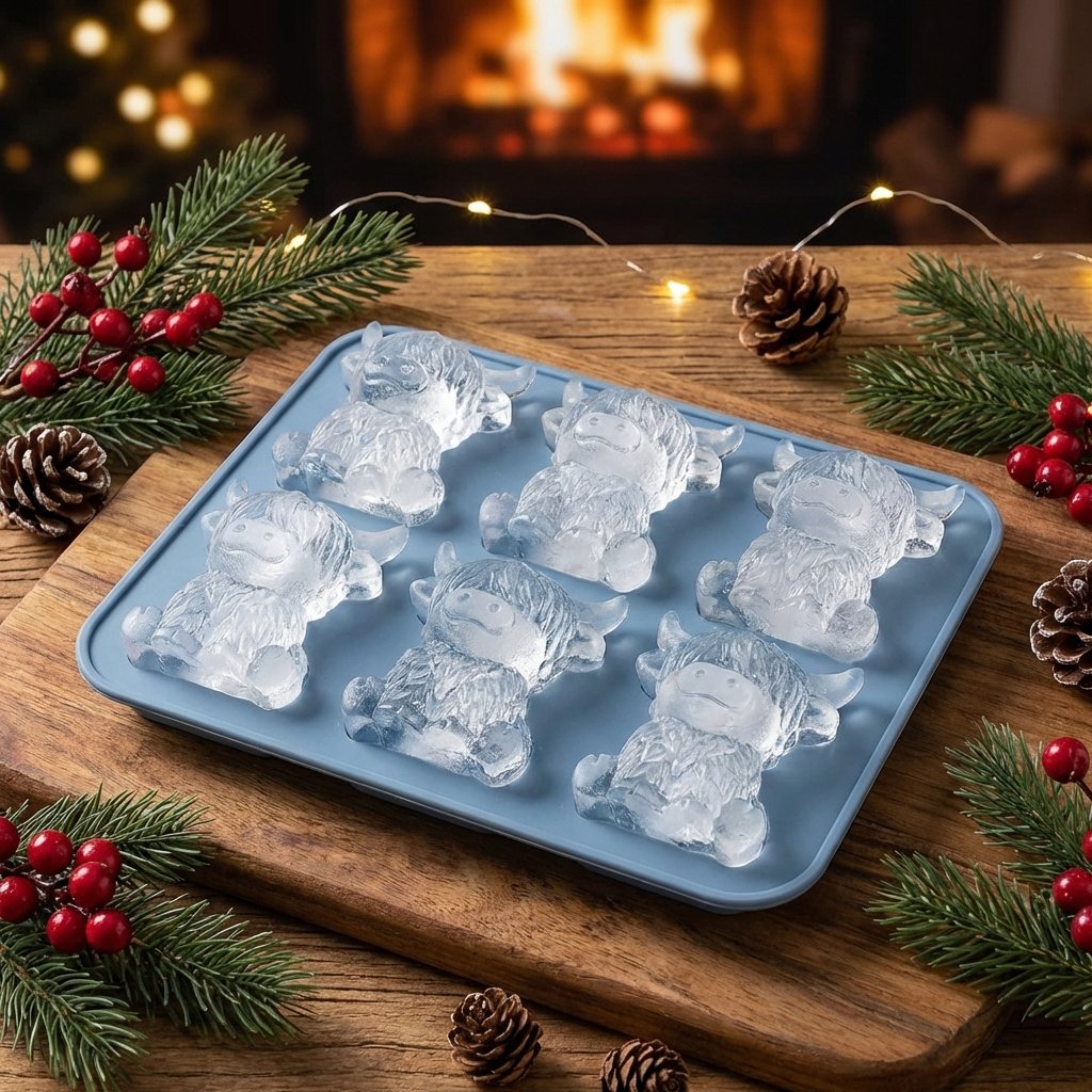 3D Highland-koe Mini-ijsblokjesvorm –  drankjes, feestjes en cadeaus